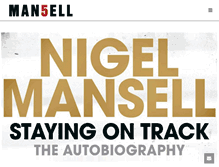Tablet Screenshot of nigelmansell.co.uk